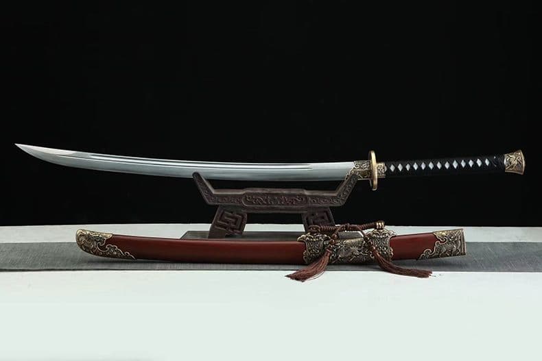 キリン宝刀戦ドラゴン 古兵器 武具 刀装具 日本刀 模造刀 居合刀キリン