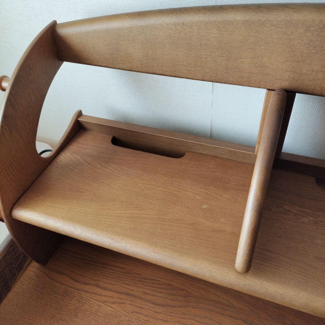 【chibikoro】カリモク学習机５点セット：机上ブックスタンド