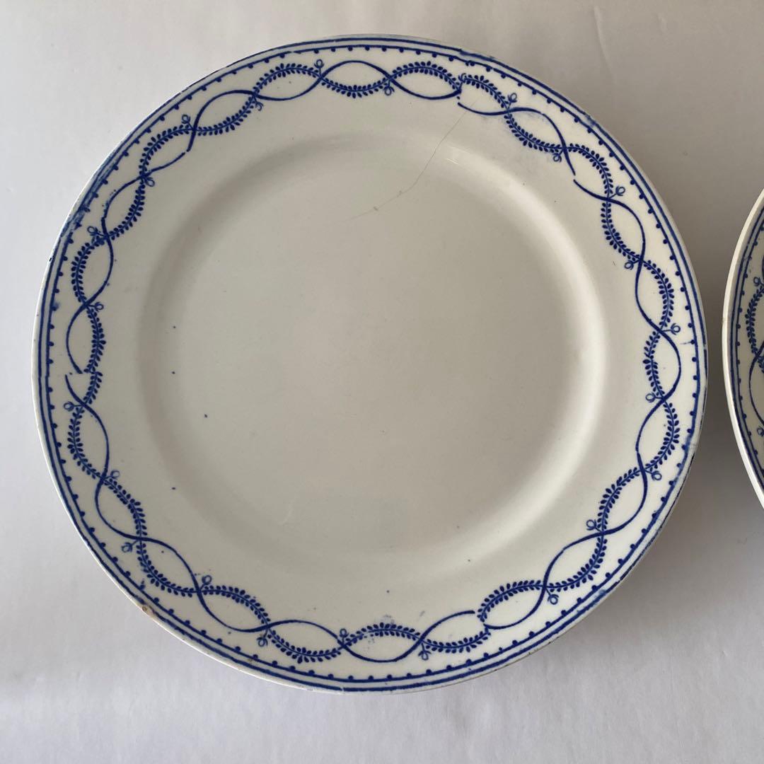 BOCH ケーキプレート　ベルギー　アンティーク　2点セット