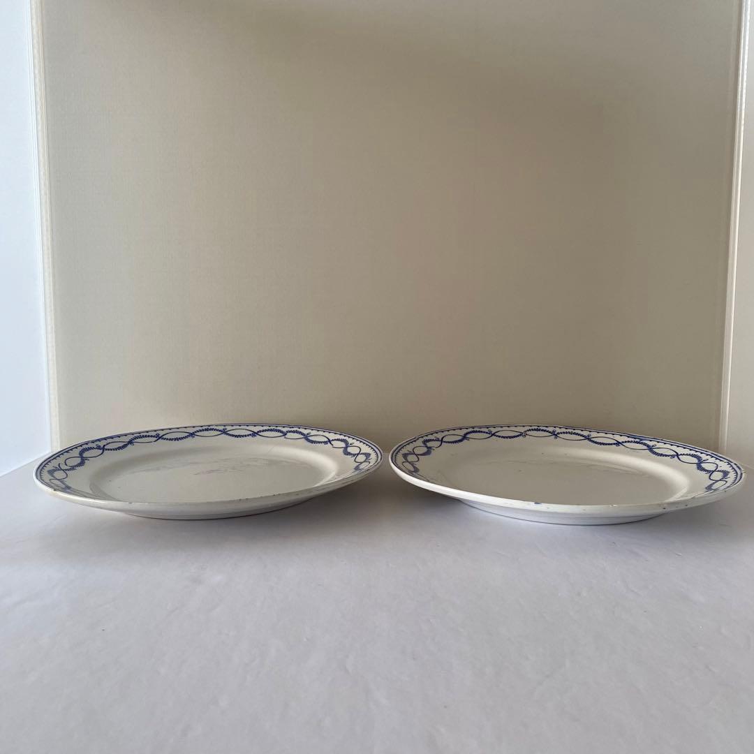 BOCH ケーキプレート　ベルギー　アンティーク　2点セット