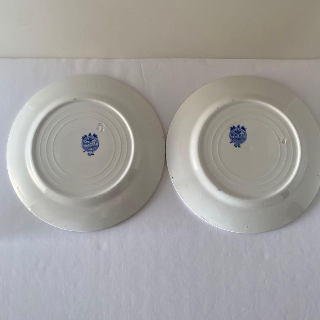 BOCH ケーキプレート　ベルギー　アンティーク　2点セット