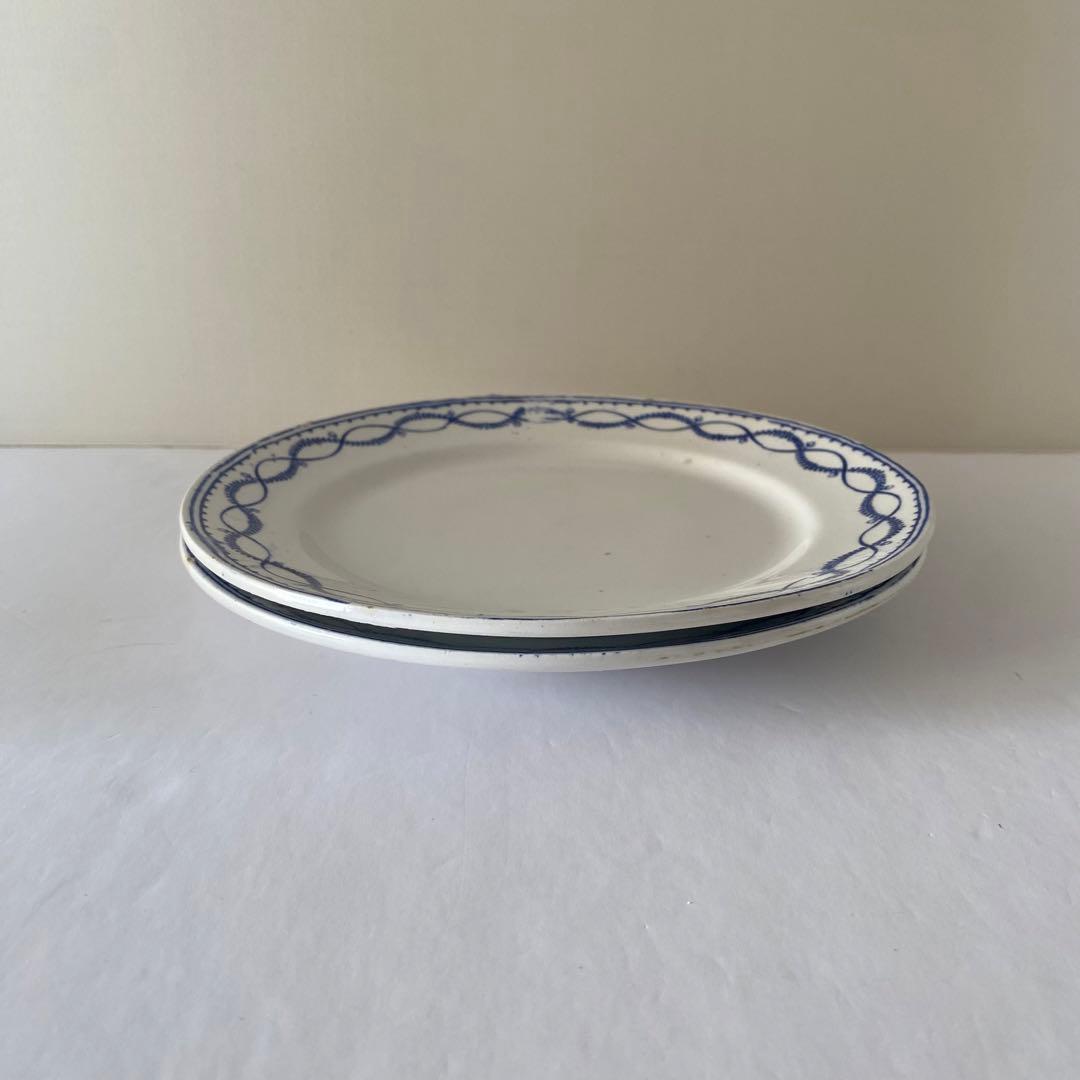 BOCH ケーキプレート　ベルギー　アンティーク　2点セット