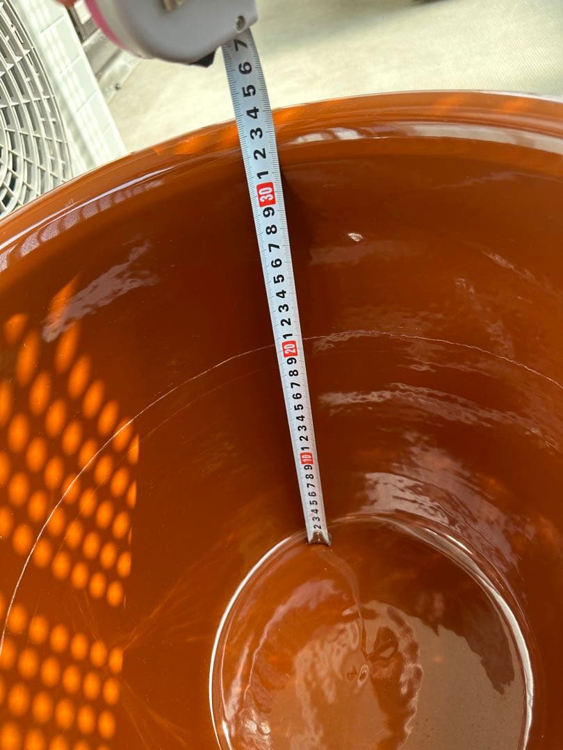 丸かめ　(蓋つき)　10号