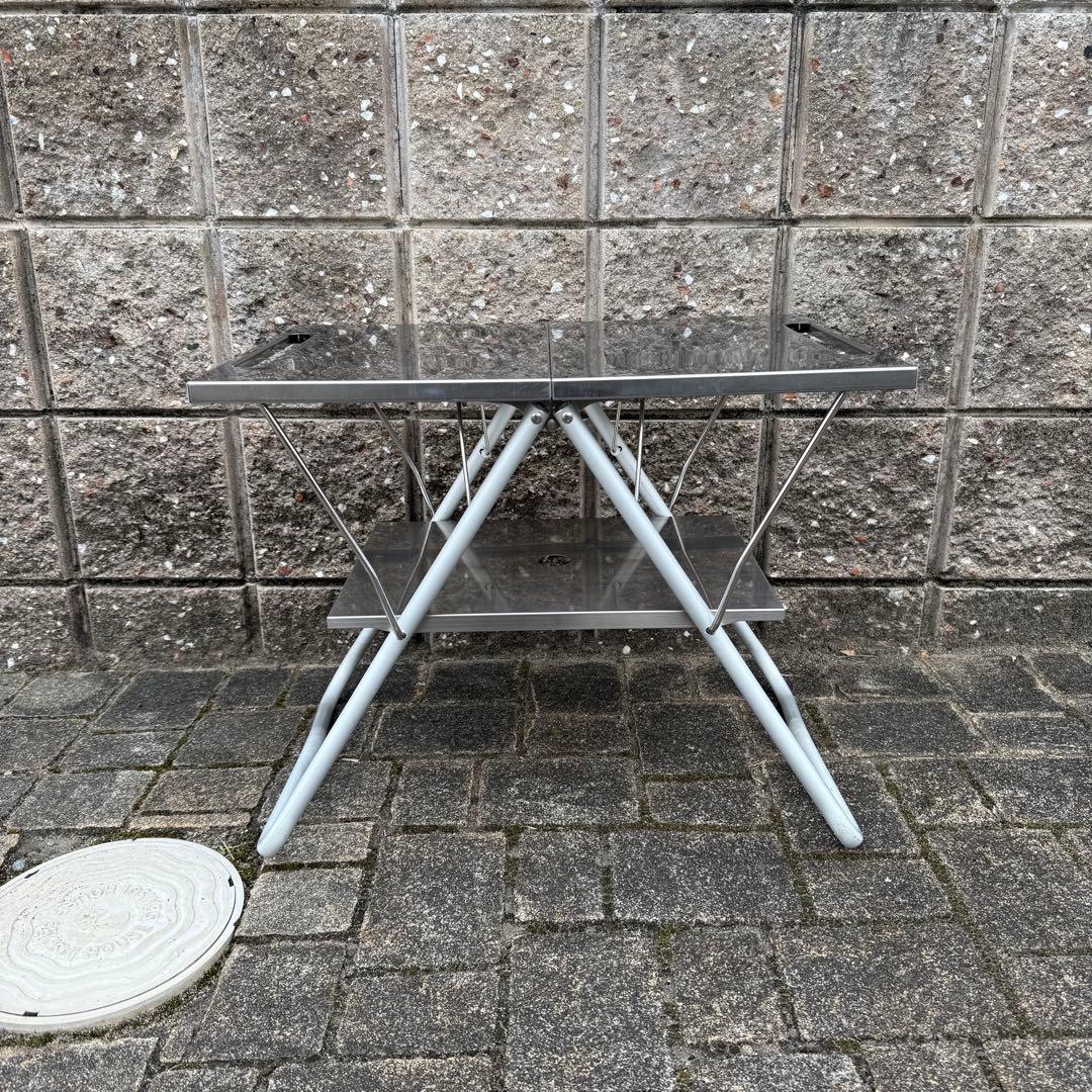 TAKIBI my テーブル ステンレストレー1ユニット付き