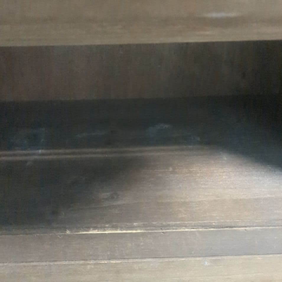 【中古】フラップ扉シューズラック4段 レトロ ヴィンテージ パタパタ下駄箱