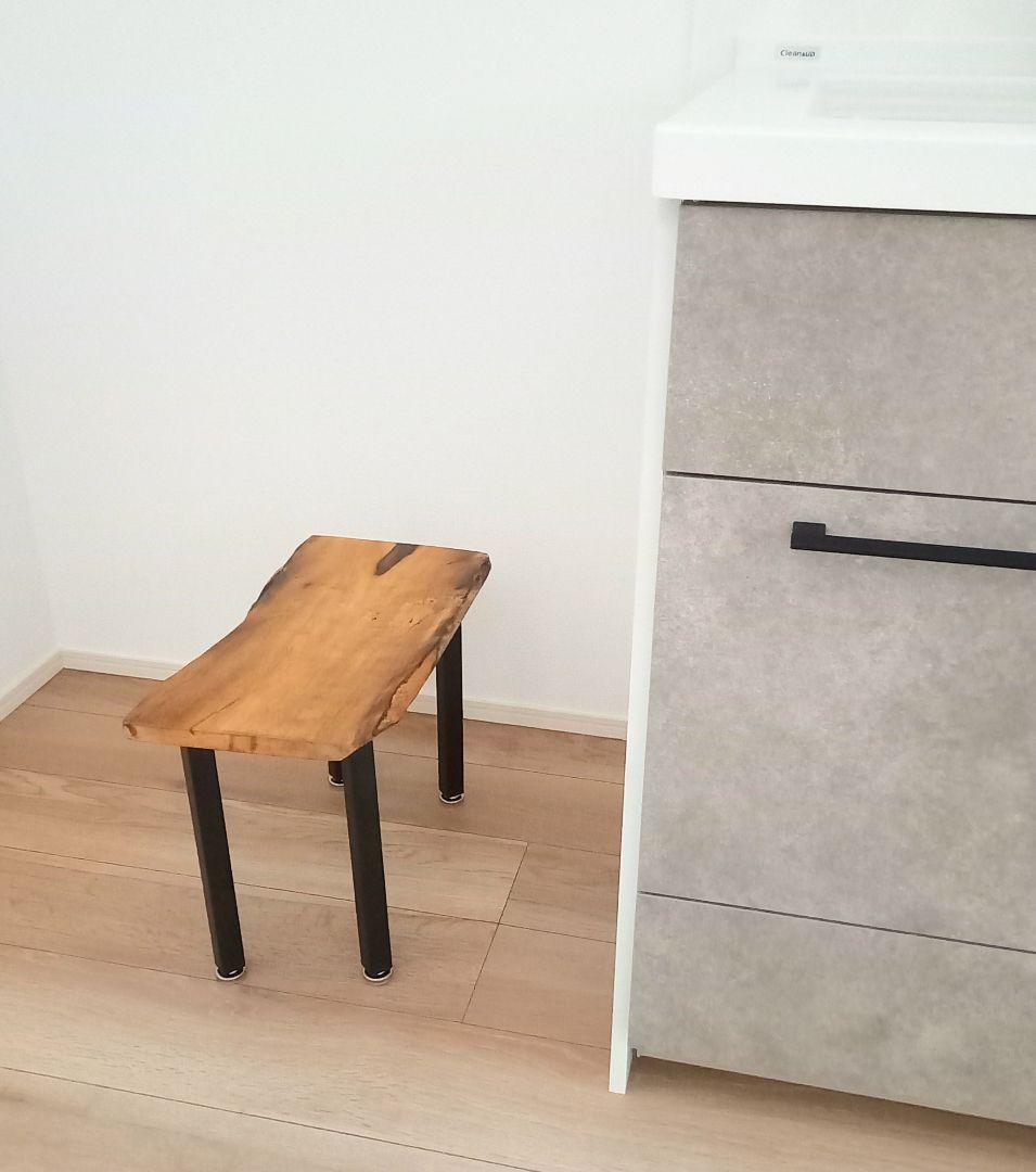 セール　サイドテーブル　古材　無垢材　黒柿