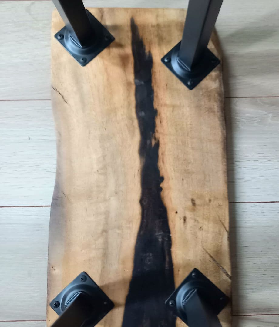 セール　サイドテーブル　古材　無垢材　黒柿