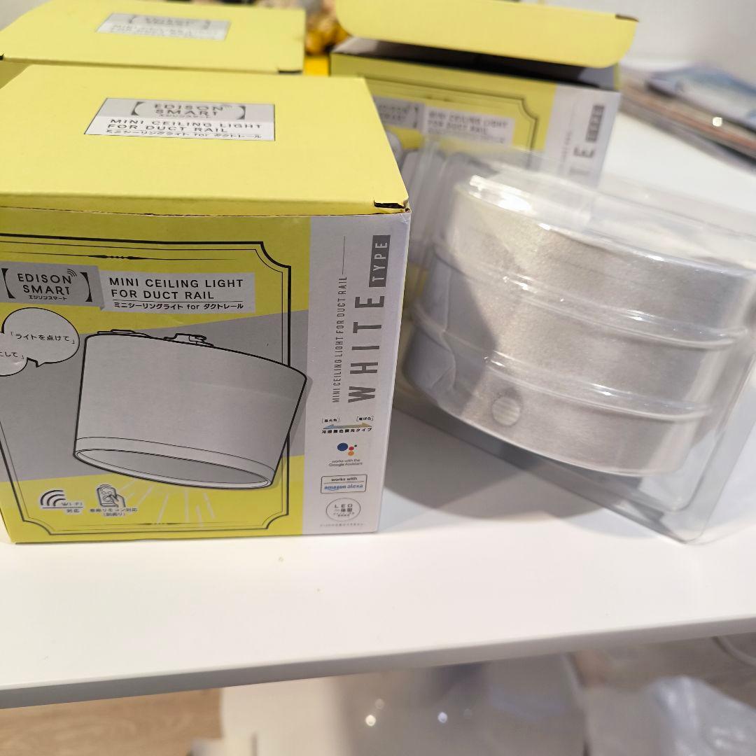 Edison Smart ミニシーリングライト 3個セット ホワイト