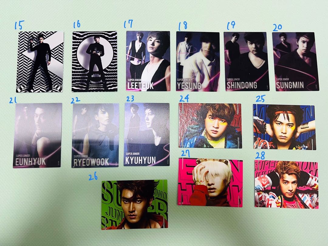 Super Junior トレーディングカードセット
