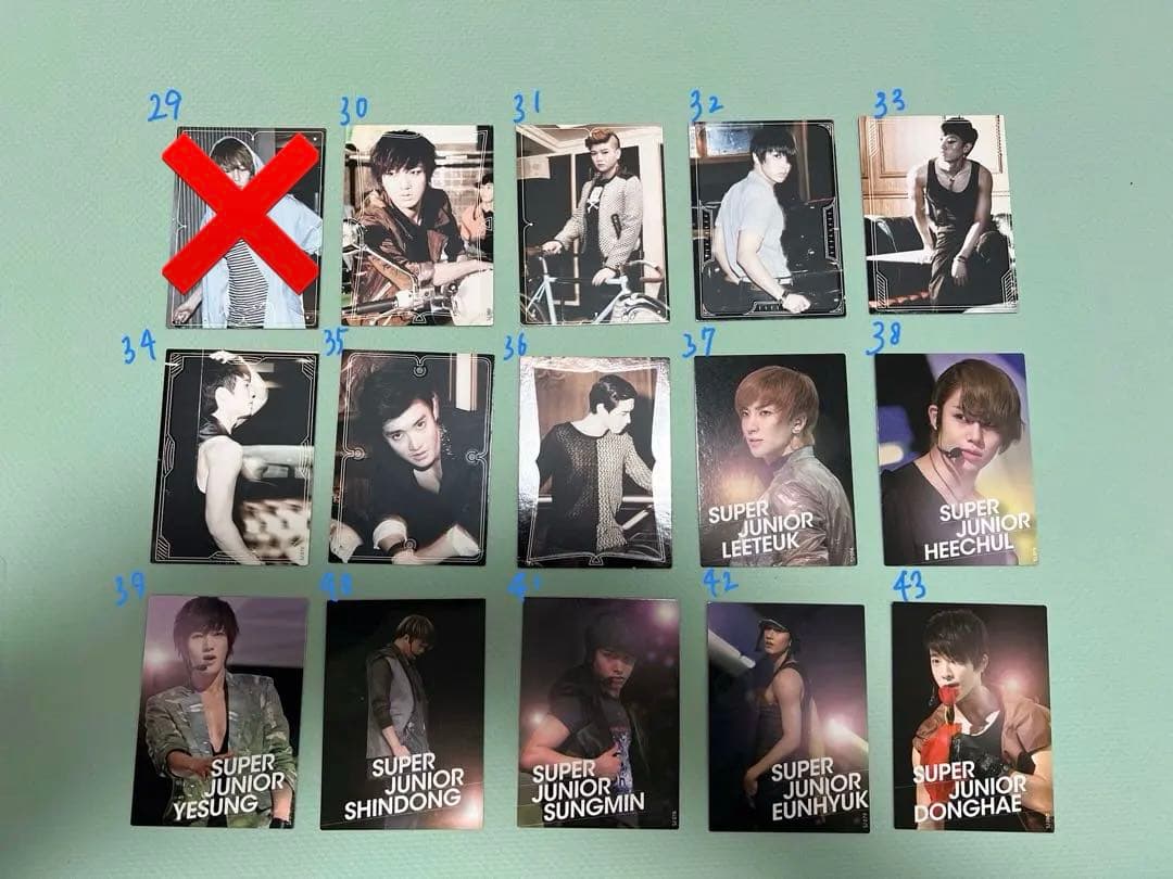 Super Junior トレーディングカードセット