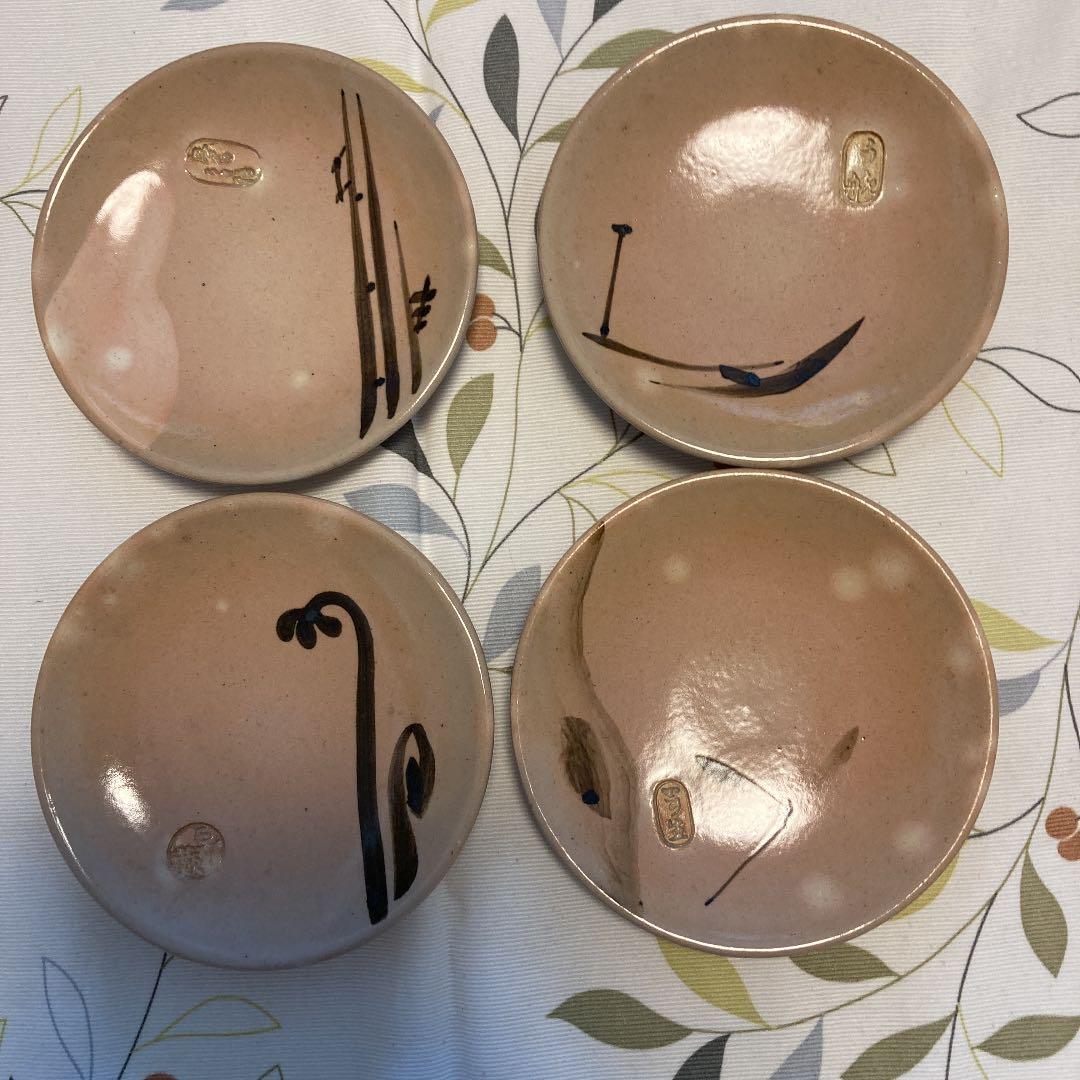 レア品　朝日窯　遠州七窯　源氏物語宇治十帖　共箱付き　銘々皿10枚