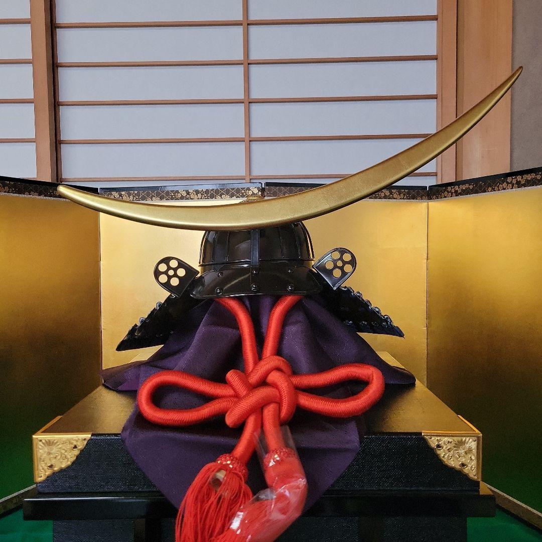 伊達政宗公 五月人形　二分之壱兜　⑤