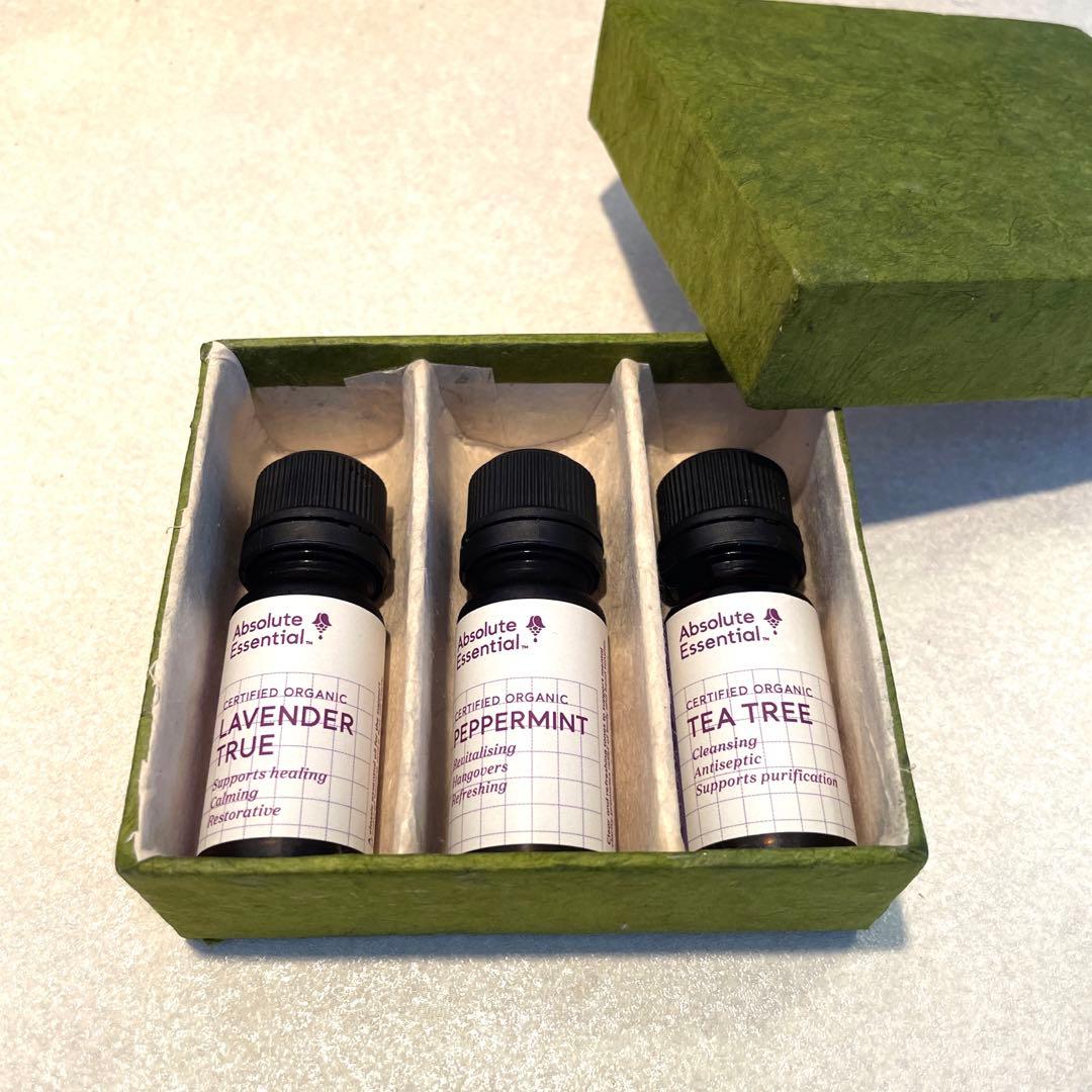 非日常を特別な日に贈るニュージーランド産オーガニック精油セット（10ml、3本）