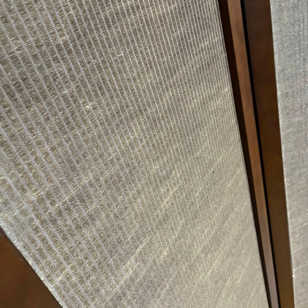 木製フレーム 3つ折り　パーテーション 衝立 ブラウン　アジアン　和風　洋風