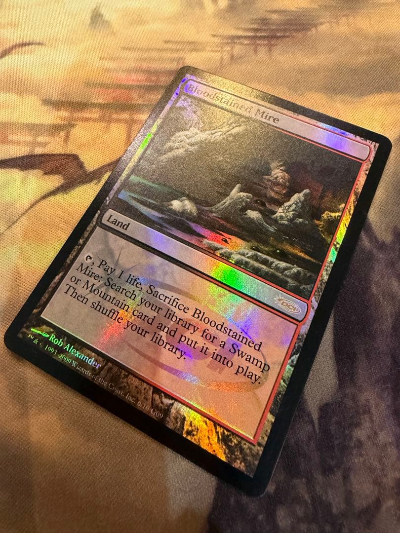 Mtg Foil 血染めのぬかるみ ジャッジ褒賞 プロモ お 手頃 価格