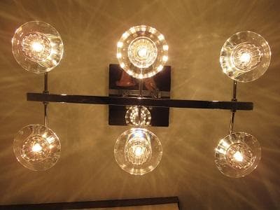 大塚家具 6灯シャンデリア ROG-0660/8 クリスタルガラス