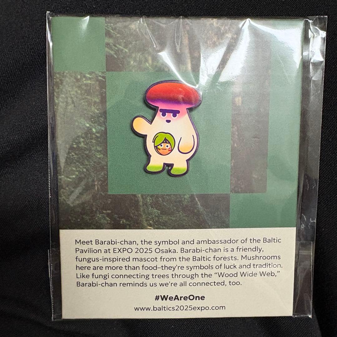 バラビちゃん バルト館 Barabi-chan ピンバッジ EXPO 2025 - メルカリ