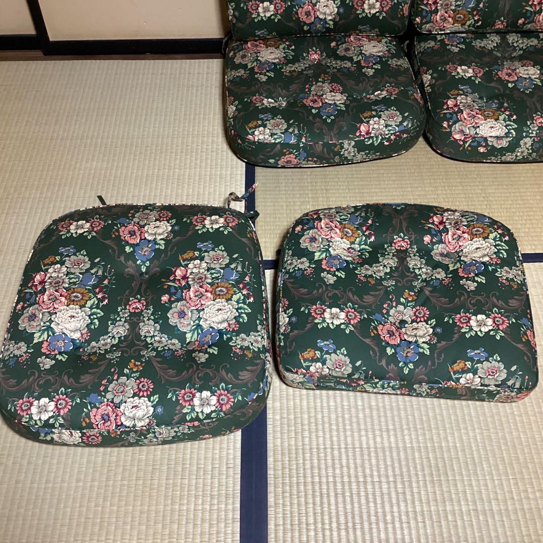 M-1 飛騨産業① リビングチェア用クッション　穂高シリーズ　ダークグリーン