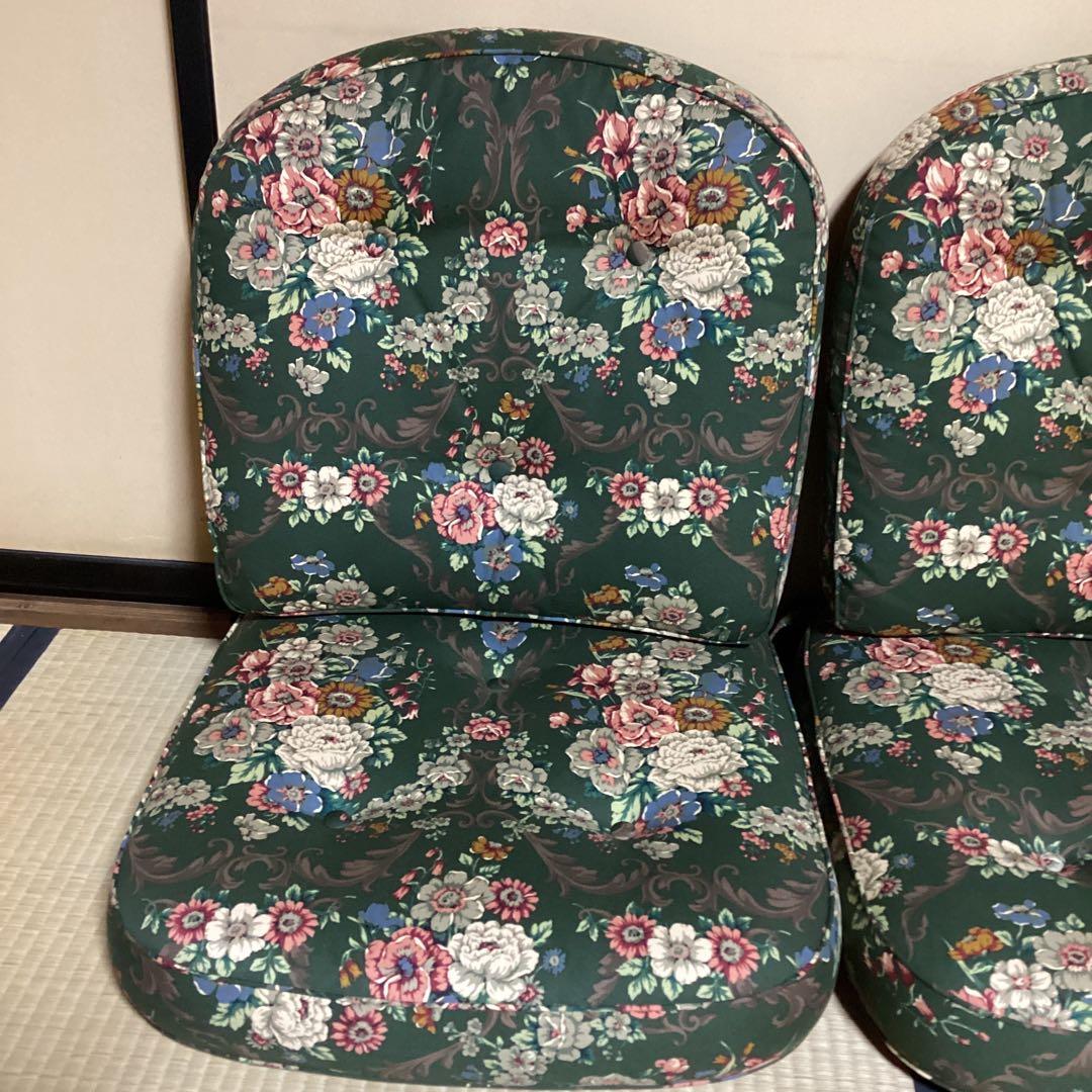 M-1 飛騨産業① リビングチェア用クッション　穂高シリーズ　ダークグリーン