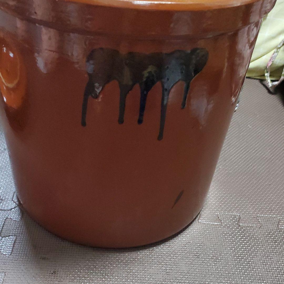 漬物容器  かめ2つ   久松寸胴8号蓋あり  4号蓋なし