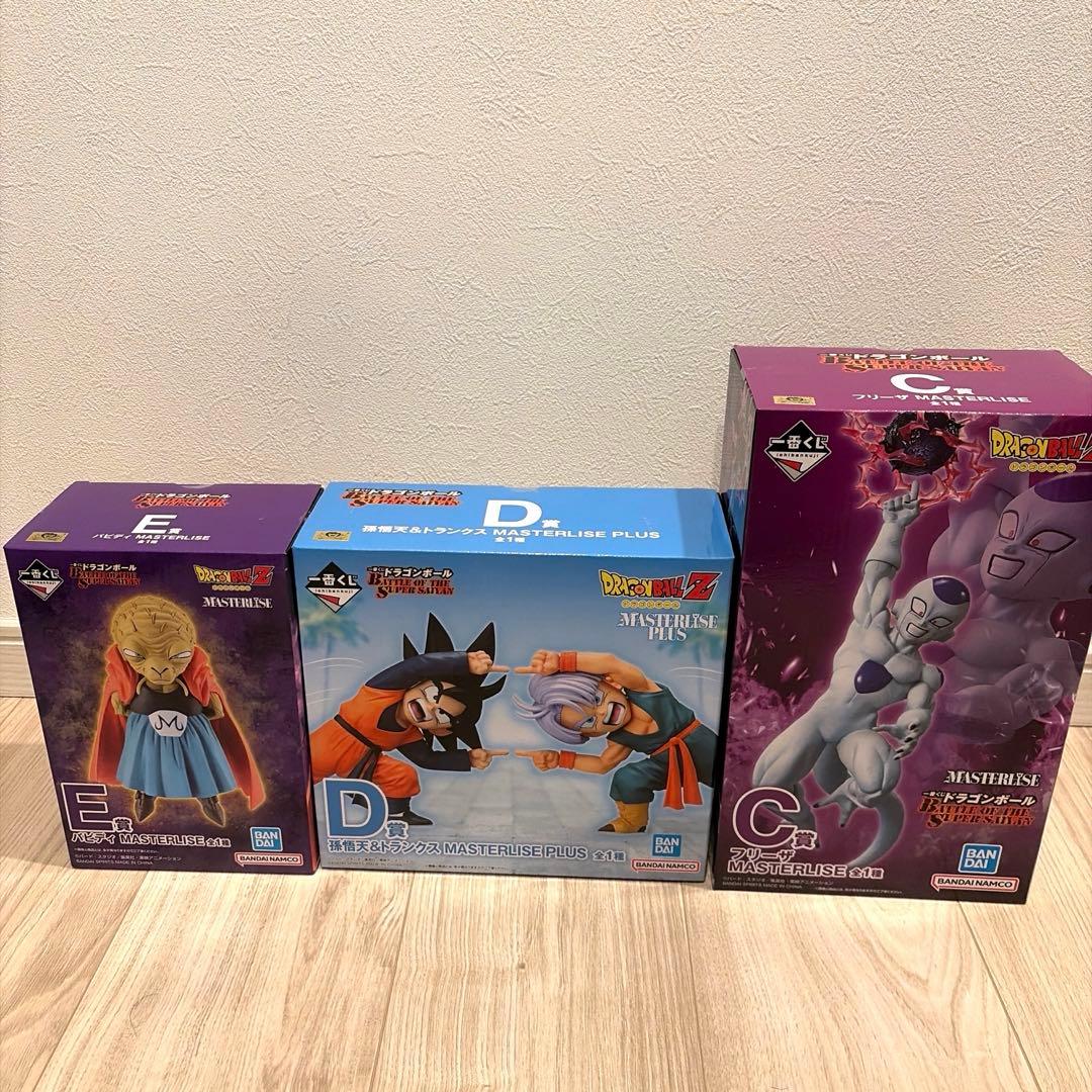 一番くじ ドラゴンボール C賞フリーザ/D賞 孫悟天＆トランクス/E賞