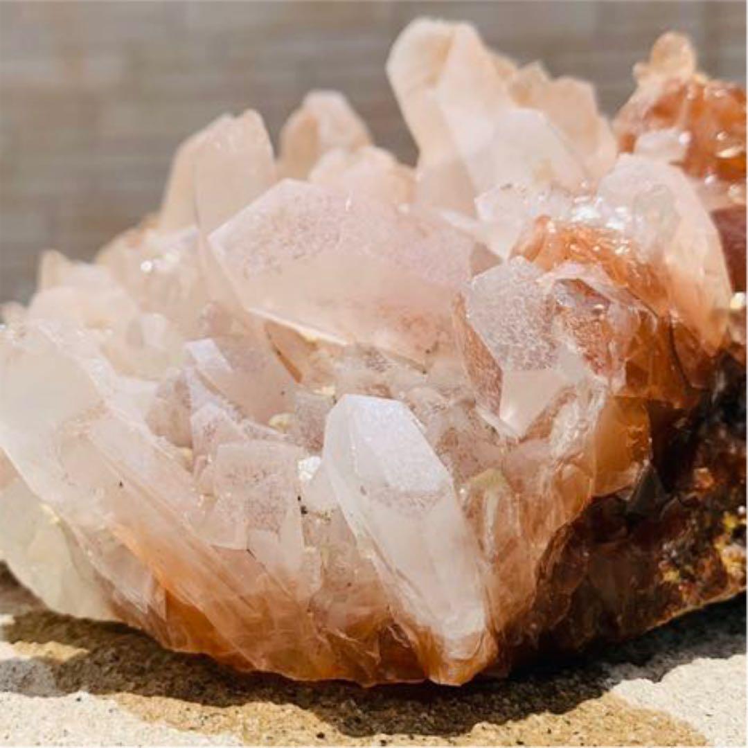 【⭐️高い霊力・エネルギー力‼︎⭐️】インド産 マニカラン水晶 クラスター 天然石