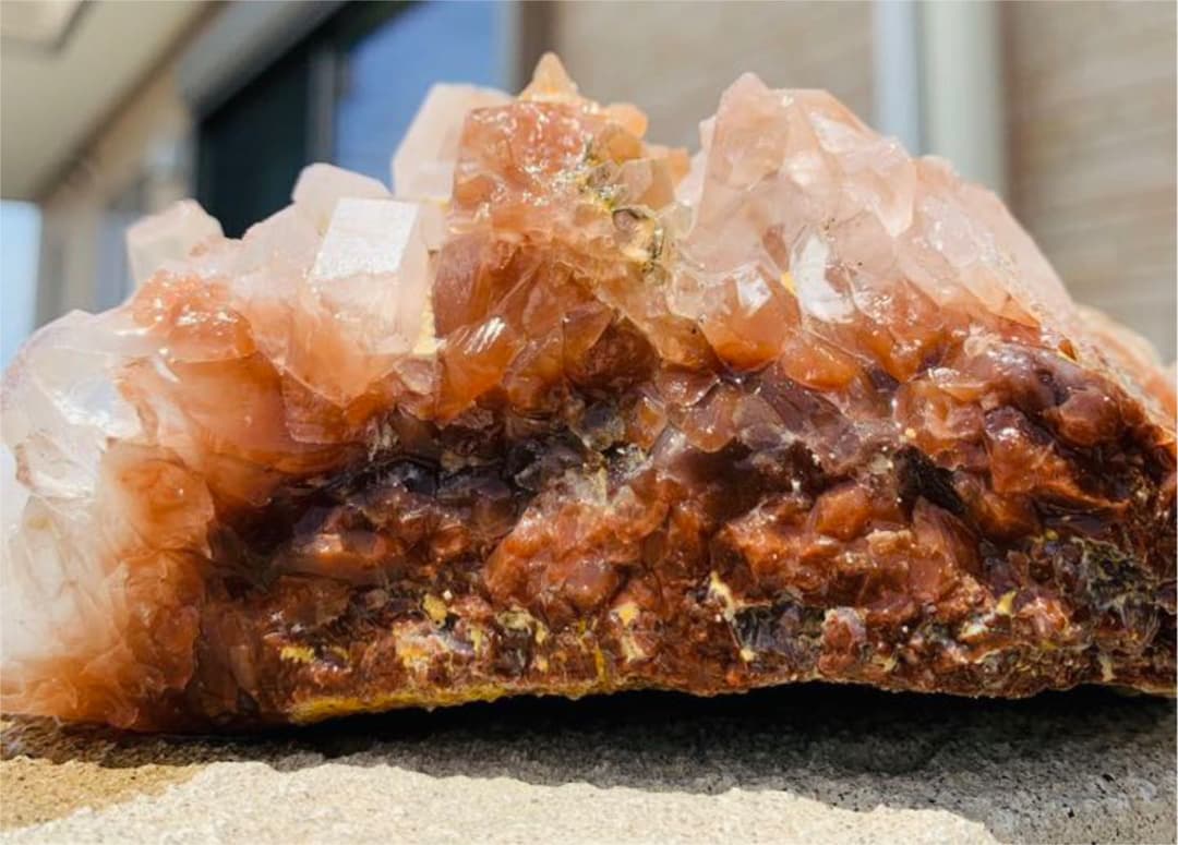 【⭐️高い霊力・エネルギー力‼︎⭐️】インド産 マニカラン水晶 クラスター 天然石