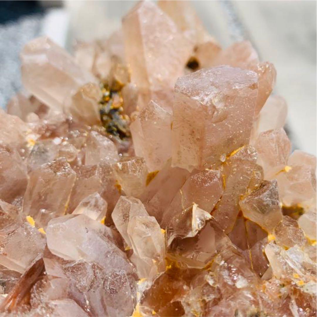 【⭐️高い霊力・エネルギー力‼︎⭐️】インド産 マニカラン水晶 クラスター 天然石