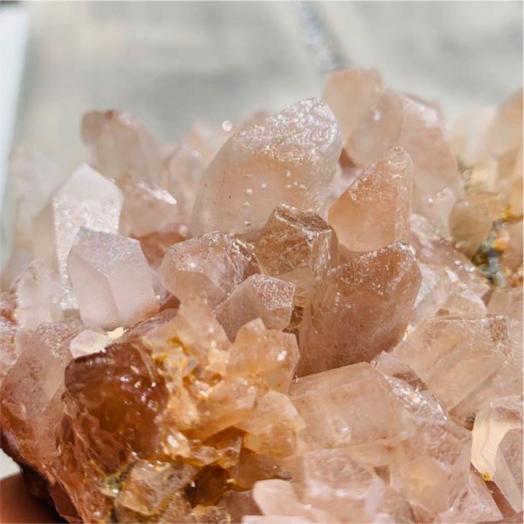 【⭐️高い霊力・エネルギー力‼︎⭐️】インド産 マニカラン水晶 クラスター 天然石