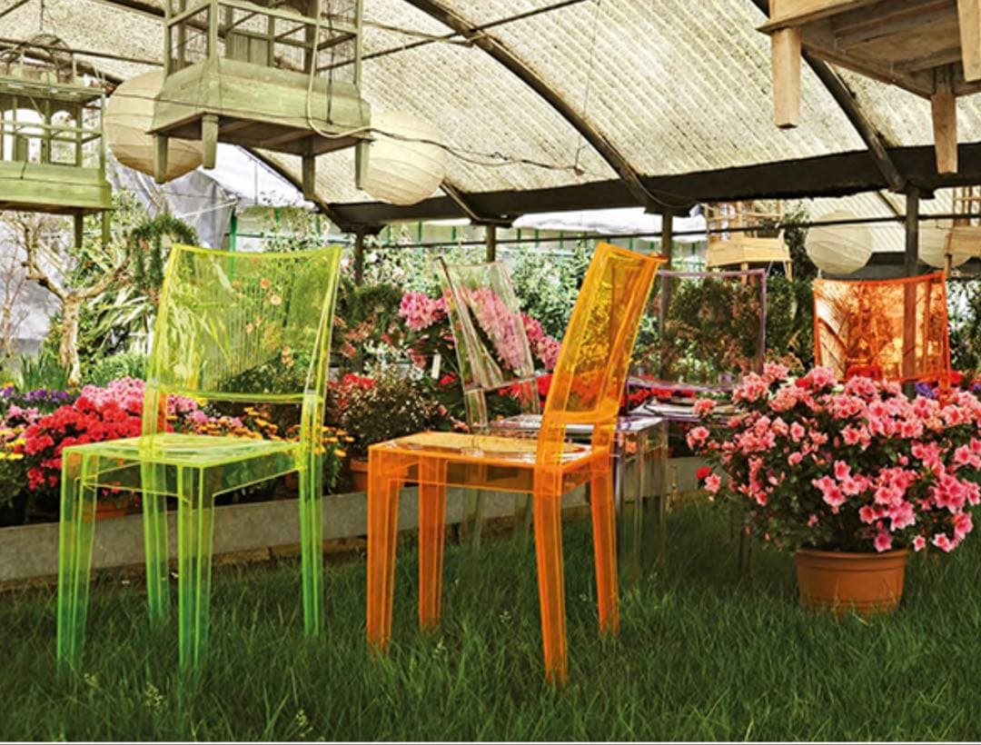 LA MARIÉ 蛍光イエローチェア KARTELL