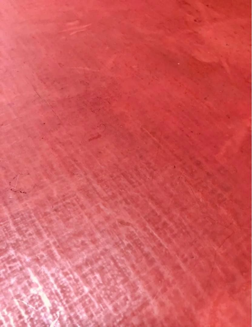 本物一閑張り　１００年前の物　紙と布を貼り合わせ漆で固めた軽く頑丈な物