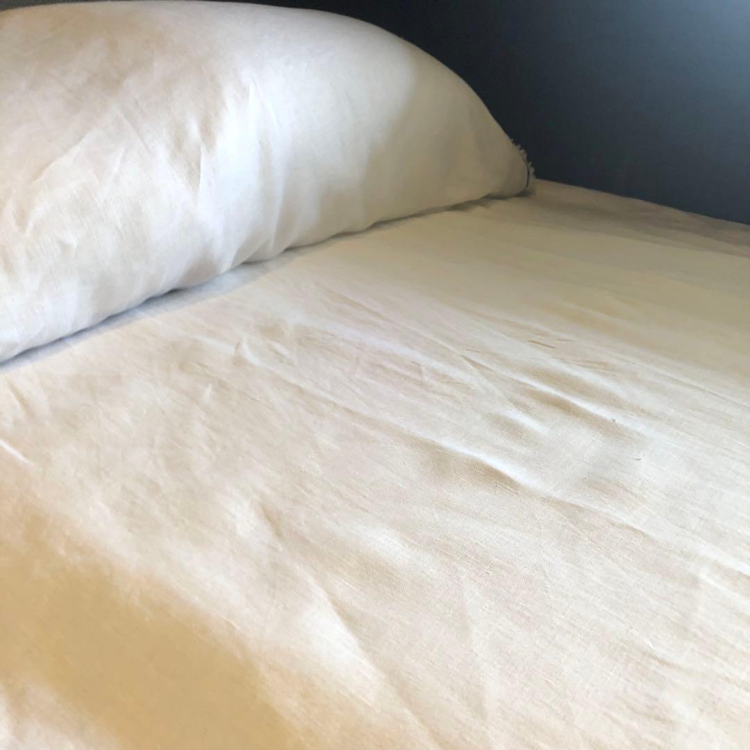 ヘンプ100% シーツ　シングル105×195cm 　布団　カバー　ベッド　一枚