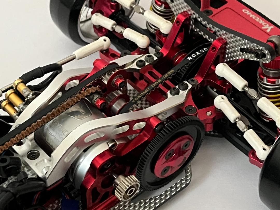 ヨコモ 1/10 ドリパケ DRB SSG レッド 一部メカ付 受信機無 完成品