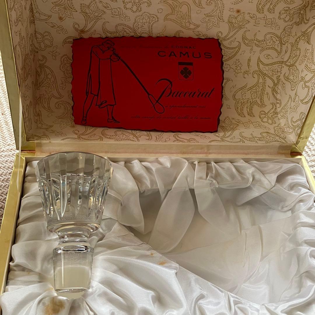 CAMUS バカラボトル コニャック 箱付き 替栓付き 現状品 ジャンク