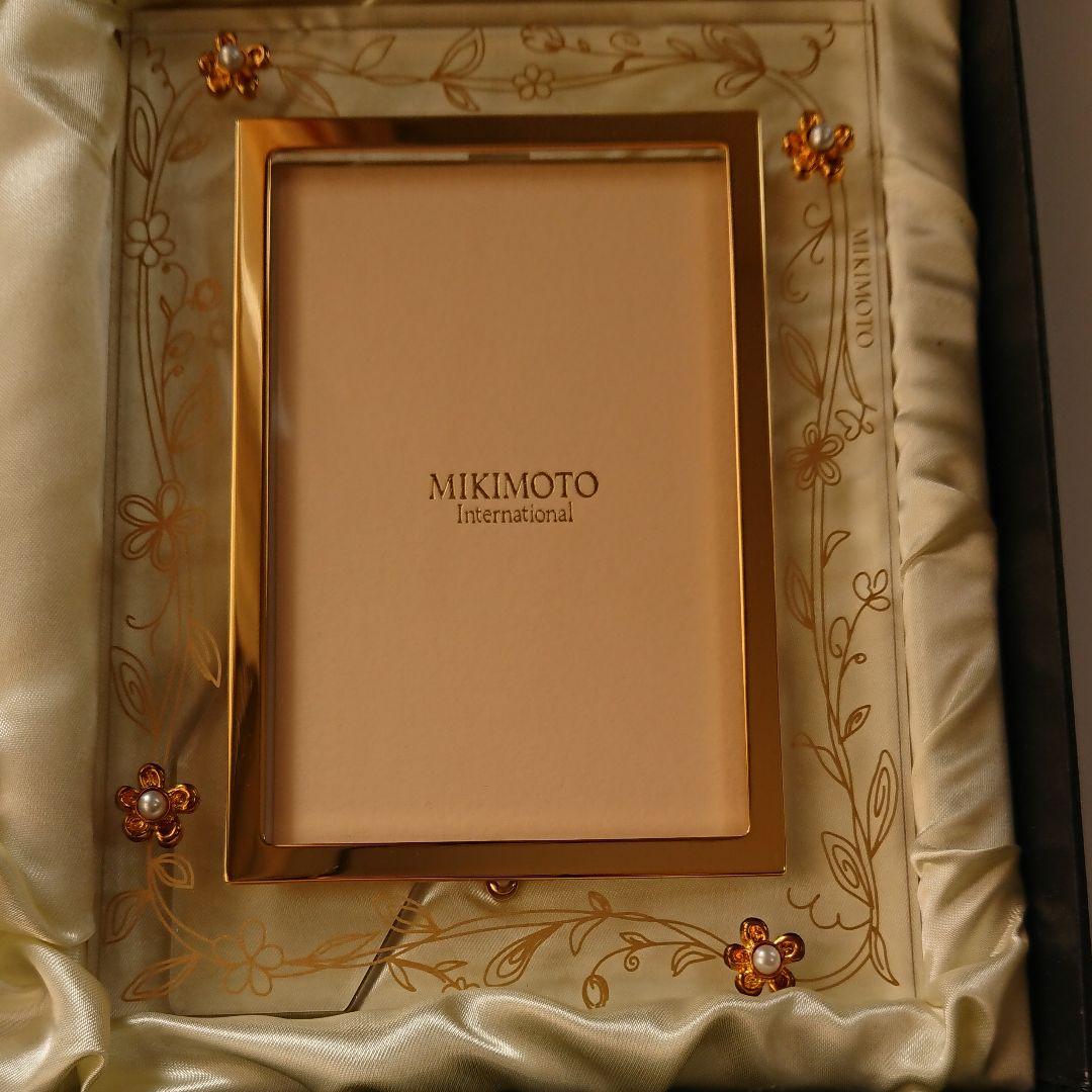 MIKIMOTO  真珠付き置時計&フォトプレート