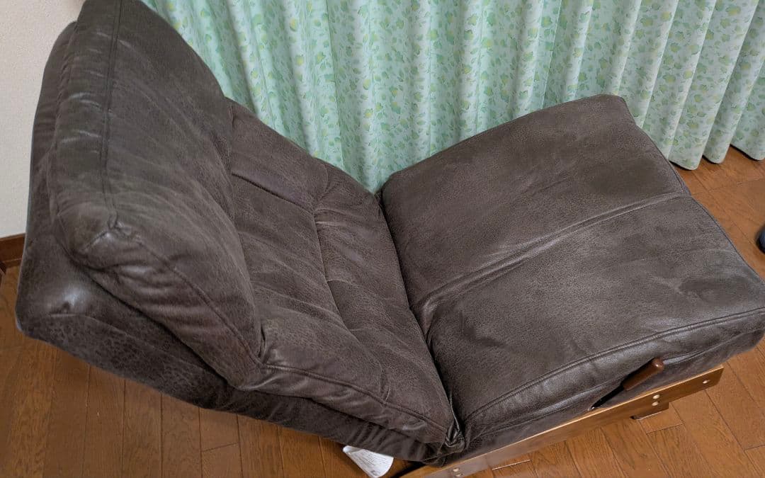 リクライナーソファ(KJ-1 HPBR） 右レバー操作　中古品