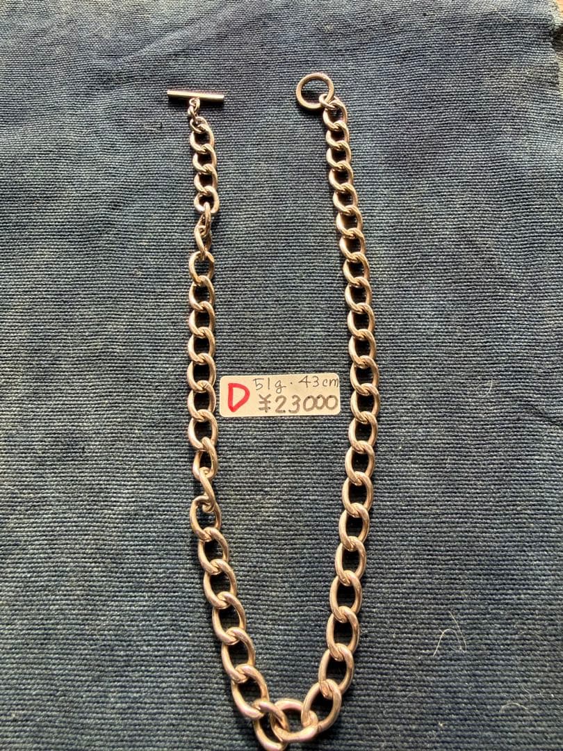 ◯シルバー、チェーンネックレス色々 　　　Ａ〜Gまでの7タイプです。