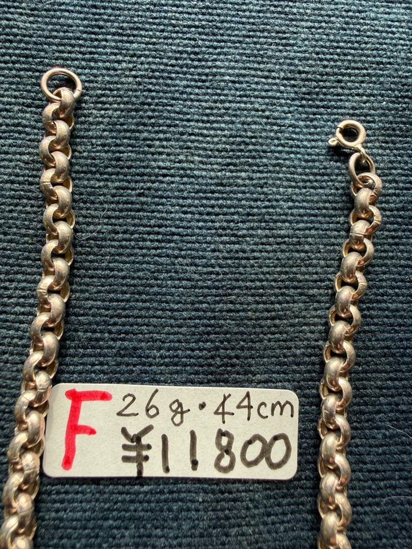 ◯シルバー、チェーンネックレス色々 　　　Ａ〜Gまでの7タイプです。