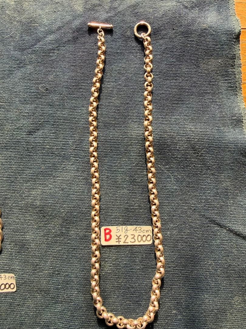 ◯シルバー、チェーンネックレス色々 　　　Ａ〜Gまでの7タイプです。