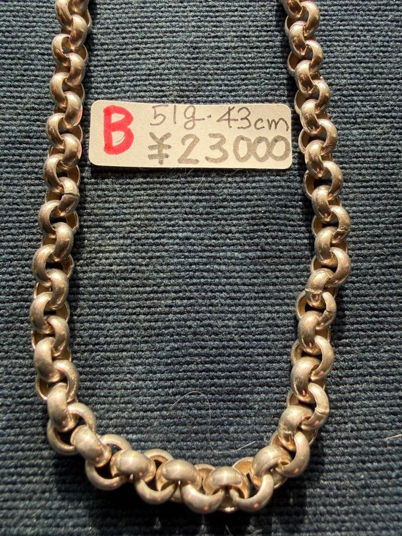 ◯シルバー、チェーンネックレス色々 　　　Ａ〜Gまでの7タイプです。