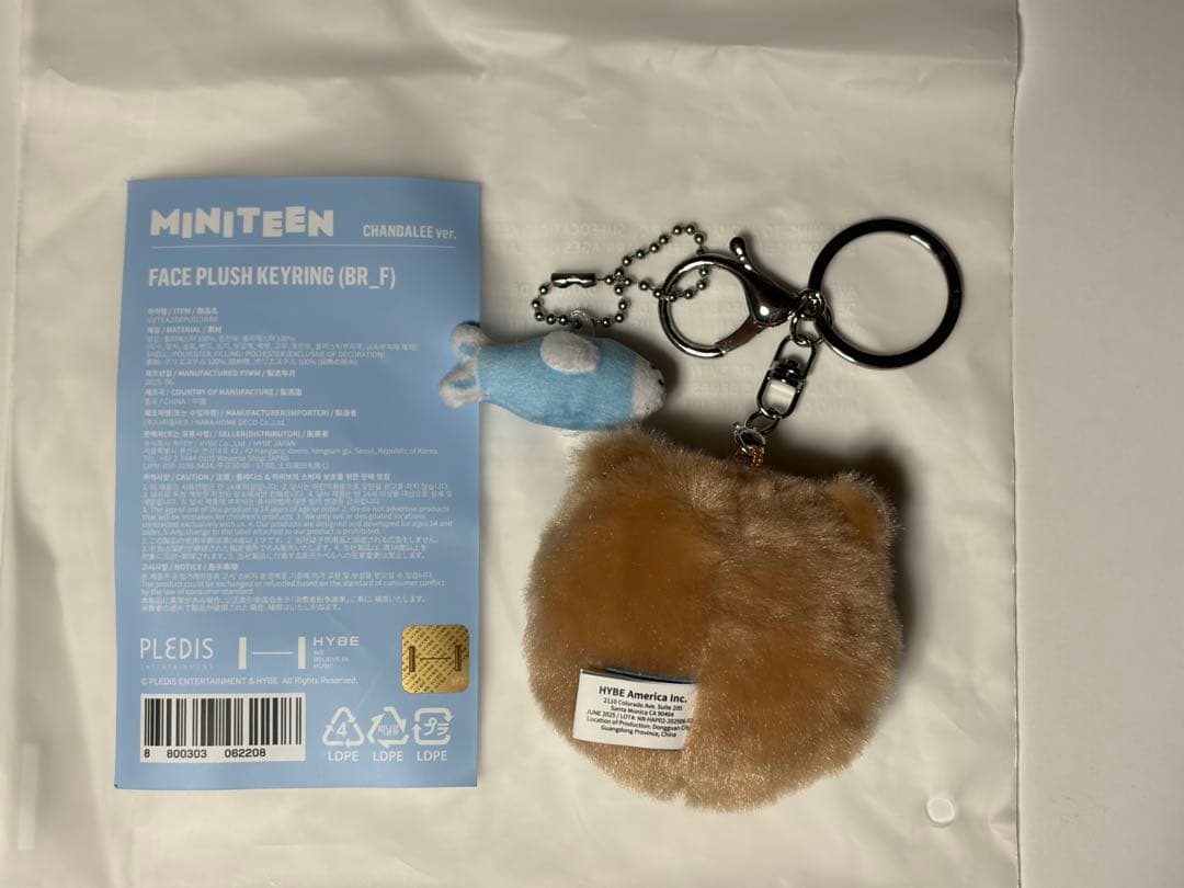 MINITEEN ディノ チャンダリ FACE PLUSH KEYRING - メルカリ