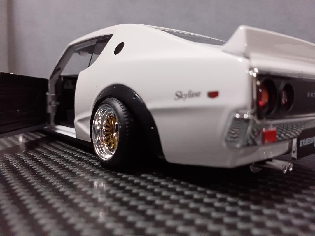 Maisto 1/24 日産 ケンメリ GT-R カスタム改 ワタナベ 金 - メルカリ