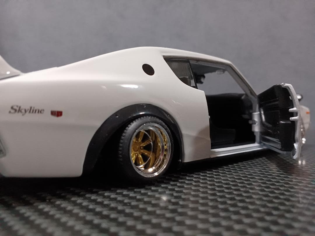 Maisto 1/24 日産 ケンメリ GT-R カスタム改 ワタナベ 金 - メルカリ