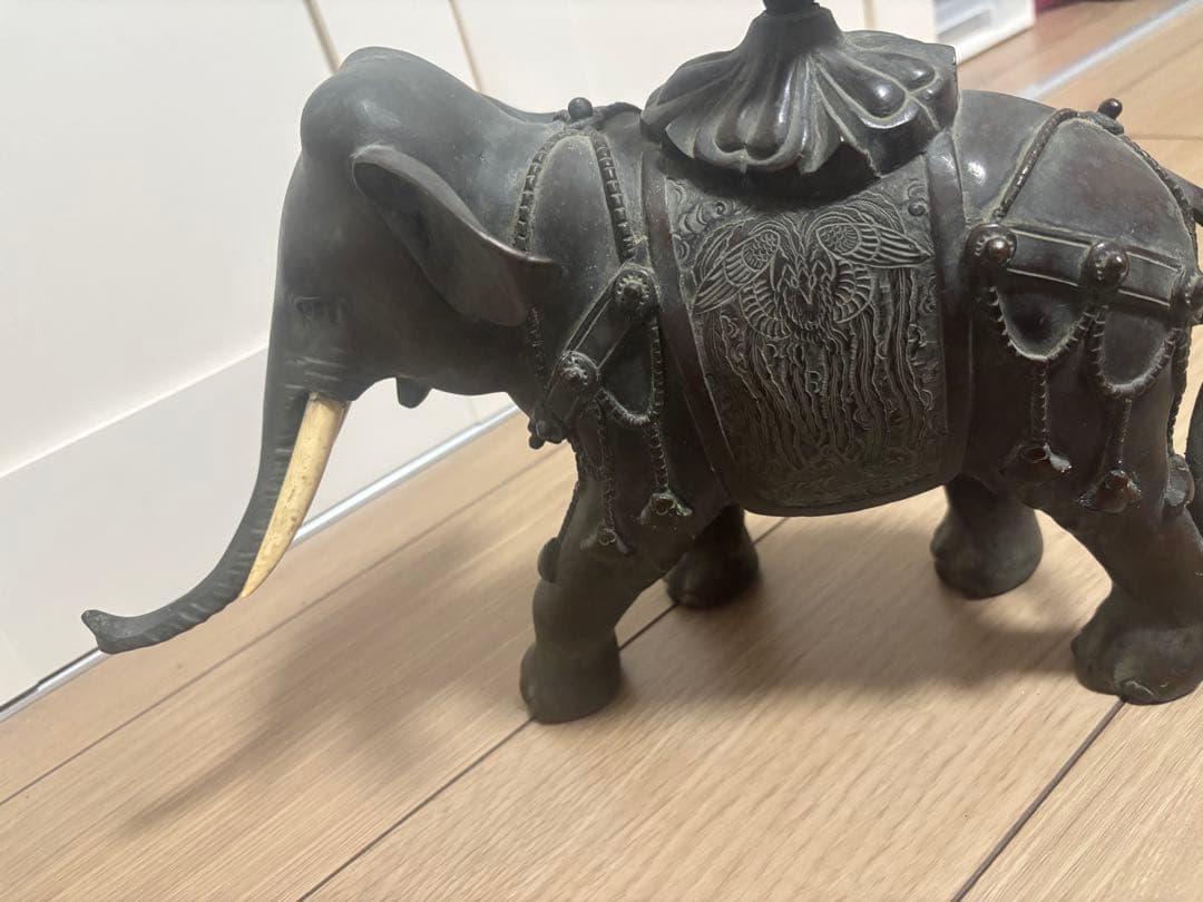 置物 金属工芸 彫刻 象