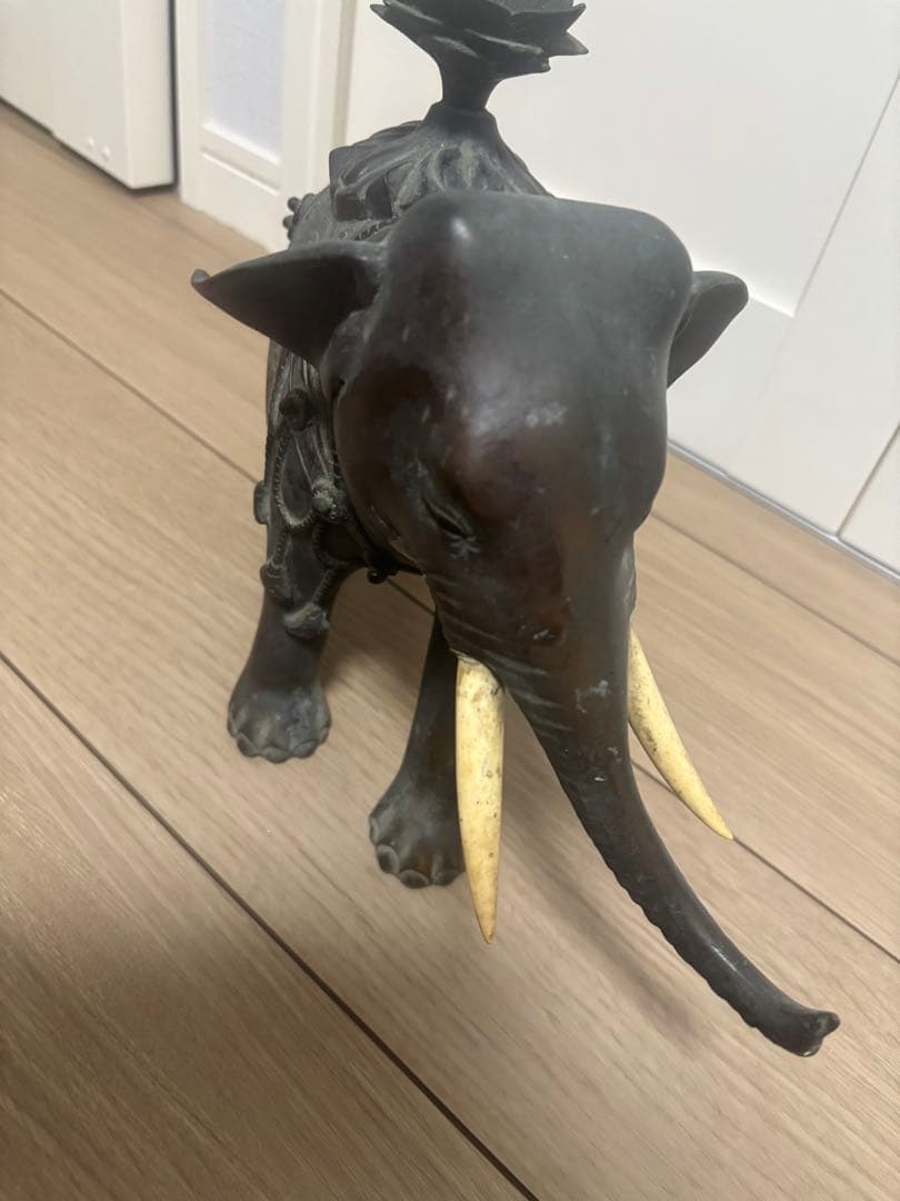 置物 金属工芸 彫刻 象