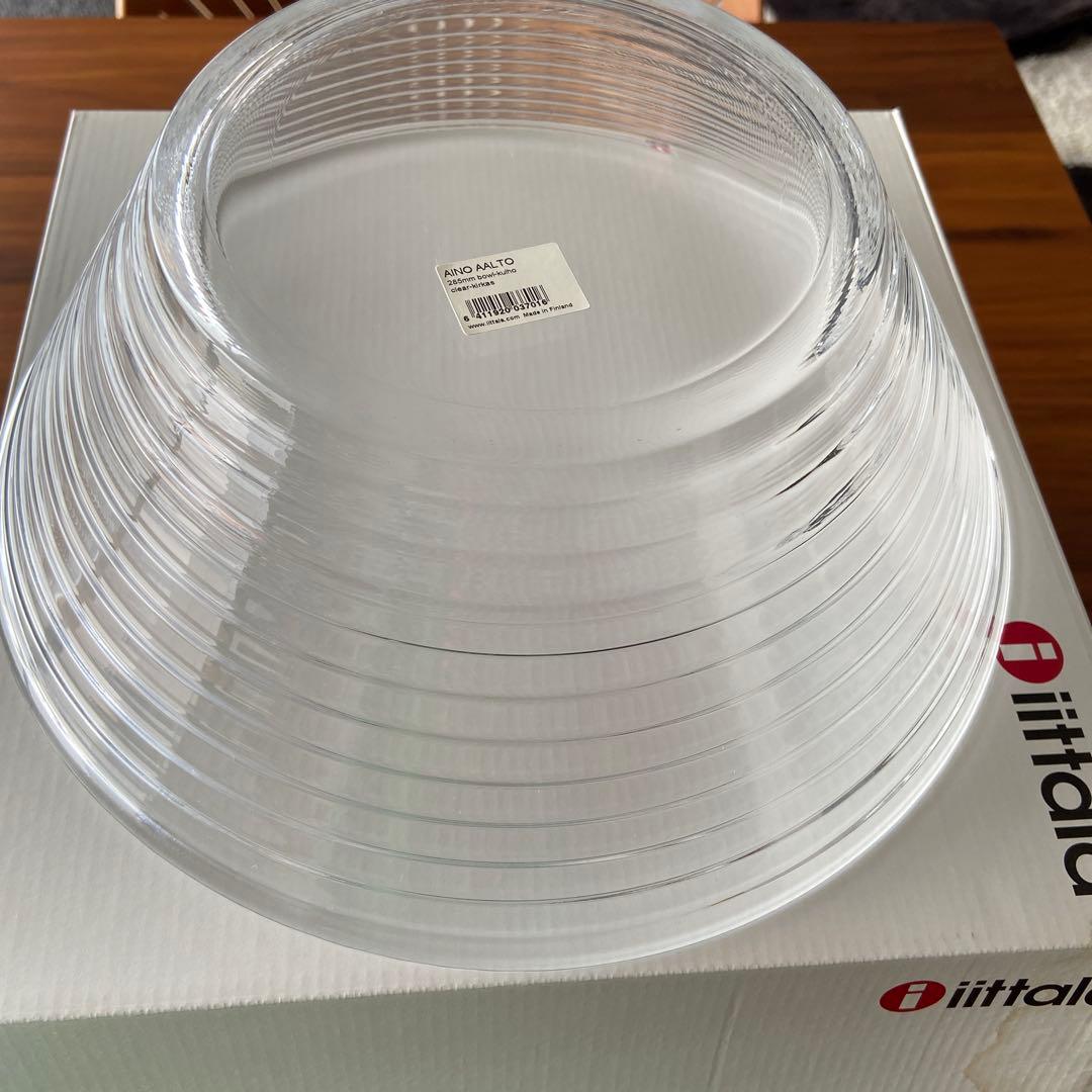 イッタラ　アイノアアルト　28.5cm ガラスボウル 2個