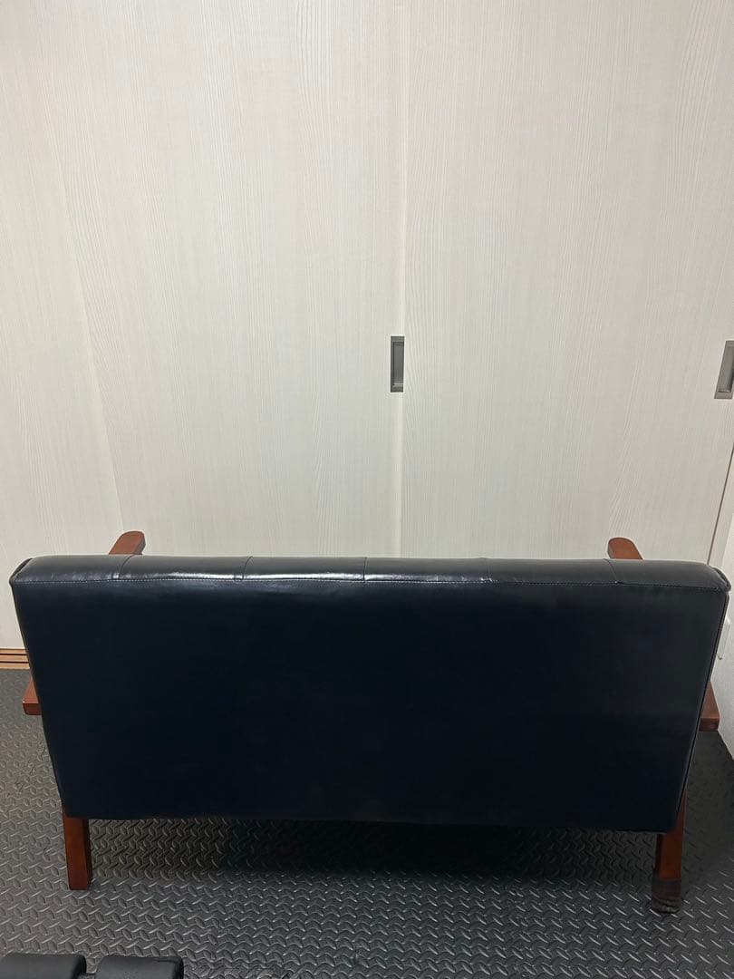 カリモク風　2人掛けソファ