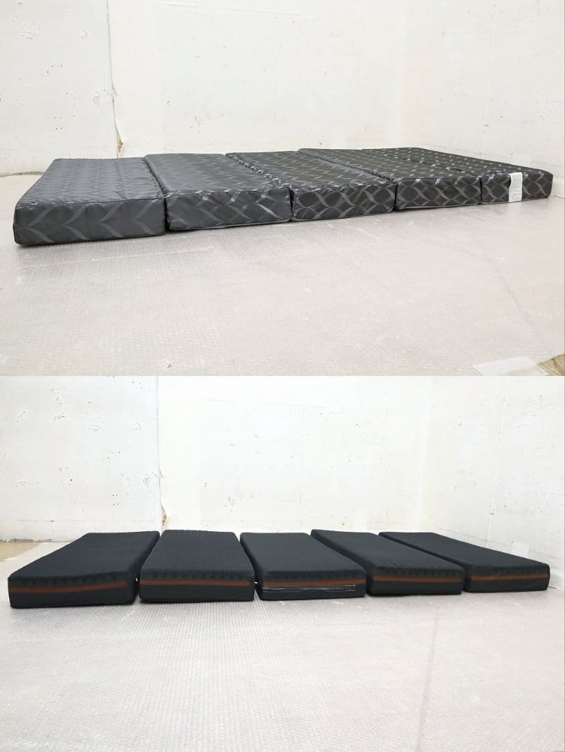 美品！じぶん敷ふとん「頂」シングルサイズ 23万折畳マットレス◆西川ふとんタナカ