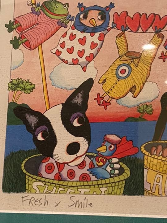 作家来場サイン入り版画