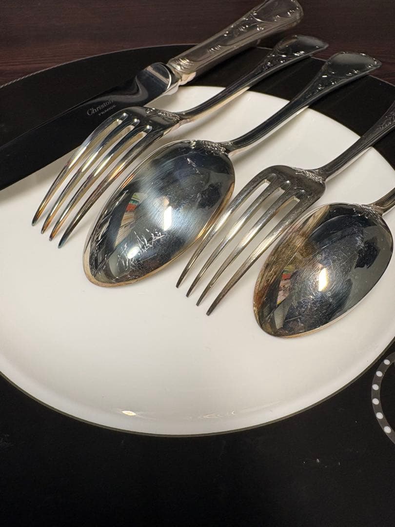 【クリストフル】マルリー　5本セット　新品価格9万円越え